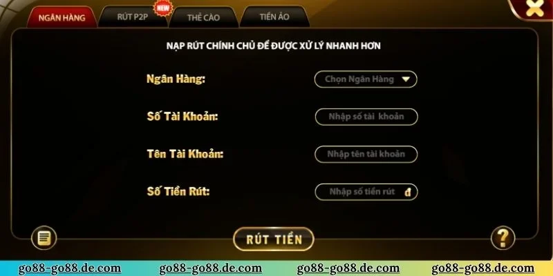 3 lưu ý cần nhớ khi nạp tiền GO88, rút tiền GO88